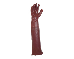 Gants PVC rouge 70 cm