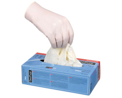 Gants jetables latex naturel non poudré