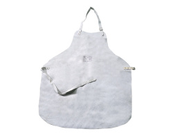 Tablier cuir croute