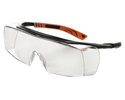 Surlunettes Noir/Orange PC 5X7