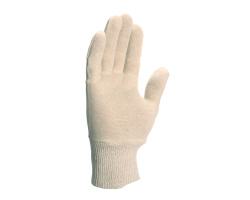 Gants coton interlock écru JE300