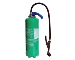 Douche portable autonome type extincteur