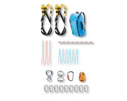 LOT DE SAUVETAGE ECHELLE AVEC 2 HARNAIS