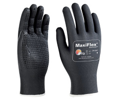 GANTS FIN TRICOT ENDUIT PU GRIS T9 4131 SINGER NYM213PUG - FIXASHOP