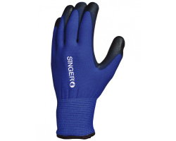 Gants bleus tricotés NYMFLEX