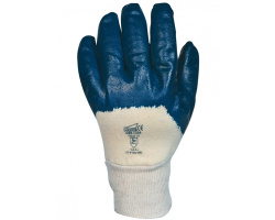 Gants Nitrile Bleu Dos Aéré