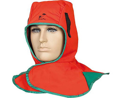 Cagoule de soudage orange