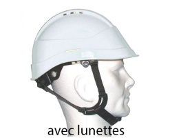 Casque KARA BTP, visière courte