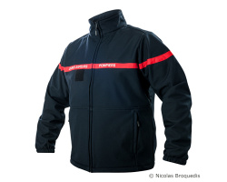 Veste softshell marine JSP - DRACAUFEU
