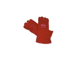 Gants Soudeur en croûte de bovin rouge,