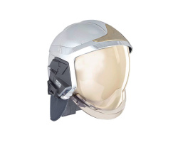 Casque F1 XF, plaque att. dorée lisse