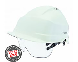 Casque IRIS 2, blanc, logo EKIUM