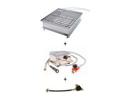 Bac à feu GF42 + kit électro + alim 2 Bt