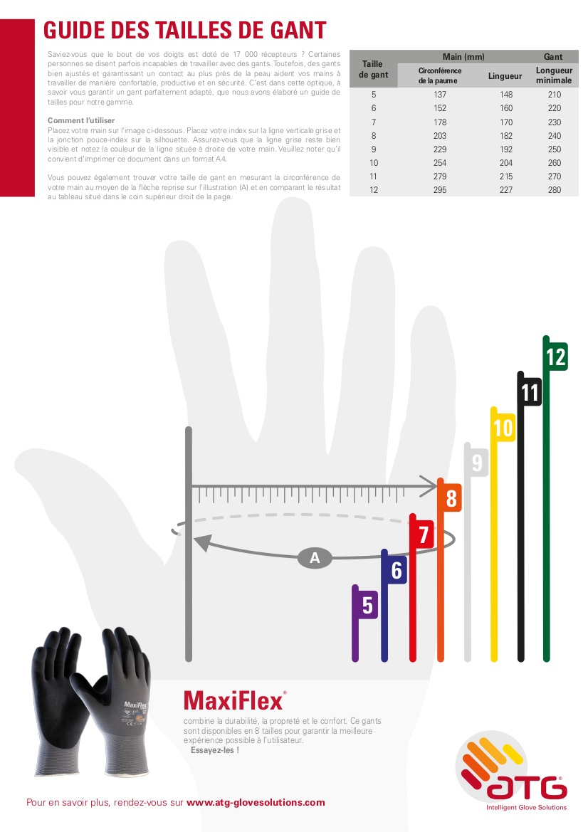 Gants acrylique/polyester thermiques anti-froid Maxitherm® - Taille 9